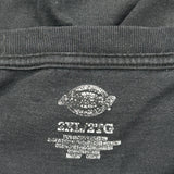 Dickies T-Shirt - 2XL Black Cotton