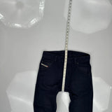 Diesel Slim Fit Jeans - 28W 30L Dark Wash Cotton