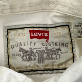 Levis Denim Shirt - Medium White Cotton