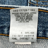 Levis Denim Shorts - 36W 10L Blue Cotton