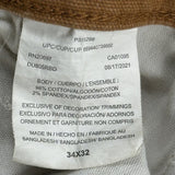 Dickies Carpenter Trousers - 34W 32L Brown Cotton