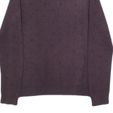 FARAH Mens Maroon Patterned Wool Blend Crew Neck Basic Knit M Jumper