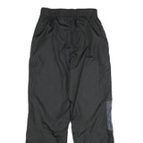 STARTER Mens Joggers Black S W26 L30 Polyester Relaxed Straight Drawstring