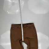 Roark Carpenter Pants - 32W 29L Brown Cotton