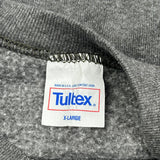 Made In USA 90S Blank Tultex Sweatshirt - XL Grey Cotton Blend