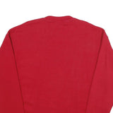 LEE Mens Red #1 Grandpa Crew Neck XL Cotton Blend Sweatshirt Pullover