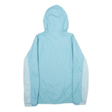 COLUMBIA Womens Blue & Light Blue Outdoor Jacket XL Nylon Plain Lightweight Zip