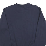 CHAMPION Mens Navy Blue Bentley University Crew Neck S Cotton Blend Sweatshirt