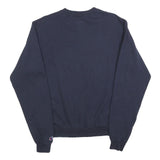 CHAMPION Mens Navy Blue Bentley University Crew Neck S Cotton Blend Sweatshirt
