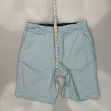 Tommy Hilfiger Chino Shorts - 34W 9L Blue Cotton