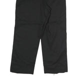 DICKIES Mens Black Classic Straight Leg Trousers W36 L28 Workwear Zip Closure