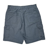Wrangler Cargo Shorts - 34W 10L Gray Cotton