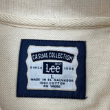 Lee Polo Shirt - Large Cream Cotton
