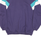 GREENLINE SPORT Mens Blue & Teal Sweatshirt High Neck XL Cotton Blend Casual