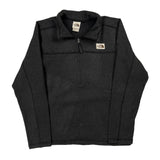 The North Face 1/4 Zip - Medium Black Polyester
