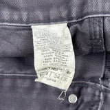 Carhartt Double Knee Carpenter Pants - 34W 30L Gray Cotton