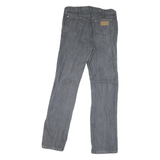 WRANGLER Mens Classic Blue Jeans Denim Medium W34 L33 Comfortable Zip Closure