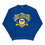 Fightin' Blue Hens Signal Sports College Sweatshirt - Large Blue Cotton