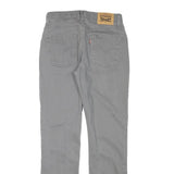 LEVI'S Boys Slim Grey Cotton Blend Slim Tapered Trousers W26 L28 Stylish Comfort