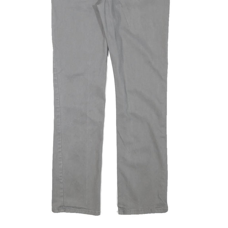 LEVI'S Boys Slim Grey Cotton Blend Slim Tapered Trousers W26 L28 Stylish Comfort