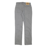 LEVI'S Boys Slim Grey Cotton Blend Slim Tapered Trousers W26 L28 Stylish Comfort