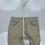 Wrangler Carpenter Trousers - 37W 32L Beige Cotton
