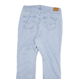 LEVI'S 725 Womens Relaxed Straight Denim Light W34 L29 Cotton Blend Zip Jeans