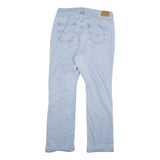 LEVI'S 725 Womens Relaxed Straight Denim Light W34 L29 Cotton Blend Zip Jeans