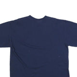 NIKE Mens Blue Cal Graphic T-Shirt XL Short Sleeve Crew Neck Cotton Blend