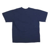 NIKE Mens Blue Cal Graphic T-Shirt XL Short Sleeve Crew Neck Cotton Blend