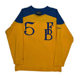 Size 8-10 Fubu Graphic Long Sleeve T-Shirt - Small Blue Cotton