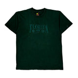 Florida All American Star Single Stitch T-Shirt - Large Green Cotton