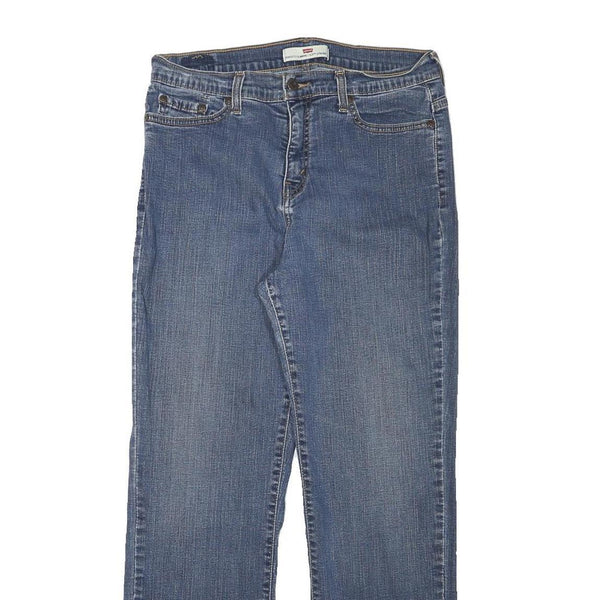 LEVI'S 512 Mens Jeans Blue Slim Straight Denim Medium W30 L28 Slim Fit Zip