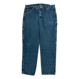 Dickies Carpenter Pants - 34W 32L Blue Cotton