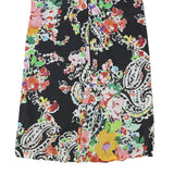 LAUREN RALPH LAUREN Womens Black Floral Paisley Day Dress Polyester Blend UK 8