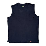 Dickies Tank Top - 2XL Black Cotton