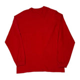 Vintage Nike Long Sleeve T-Shirt - XL Red Cotton