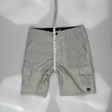 Oakley Cargo Shorts - 36W 11L Grey Cotton