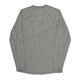 Carhartt Long Sleeve T-Shirt - Small Grey Cotton
