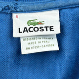 Lacoste Polo Shirt - Large Blue Cotton