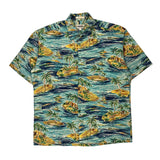 Campia Moda Graphic Hawaiian Shirt - Large Multicoloured Cotton