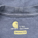 Carhartt T-Shirt - Large Navy Cotton