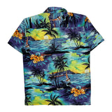 Unbranded Floral Hawaiian Shirt - Medium Multicoloured Cotton