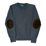 Age 8 Polo By Ralph Lauren Sweater - Small Gray Cotton