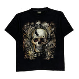 Oz Rock Graphic T-Shirt - Large Black Cotton