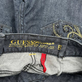 Guess Studded Jeans - 28W UK 6 Dark Wash Denim