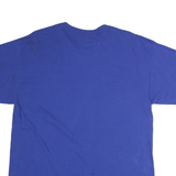 MAJESTIC Mens Blue Cubs National League Champions Graphic T-Shirt L Short Sleeve