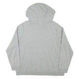 NIKE Womens Grey Hoodie 2XL Cotton Blend Pullover Sweatshirt Casual