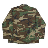 AMERICAN APPAREL Mens Green & Brown Camouflage Military Jacket M Cotton Blend