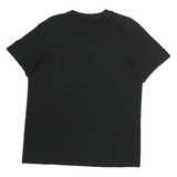 ADIDAS Mens Black Graphic T-Shirt L Short Sleeve Crew Neck Logo Print